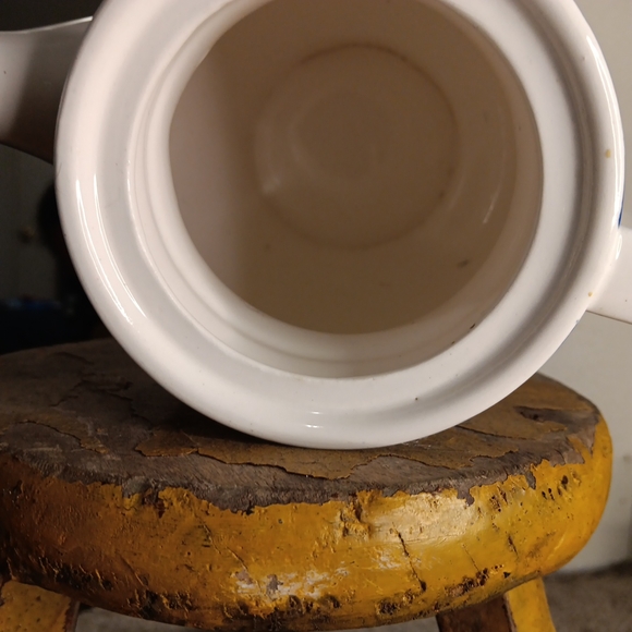 Vintage 1950s Japan Heritage Tea Pot W/Lid By Royal Sealy BLUE Decor No Chips - Picture 8 of 10